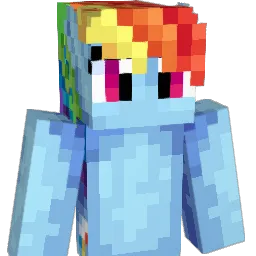 BC_RainbowDash Minecraft avatar bust