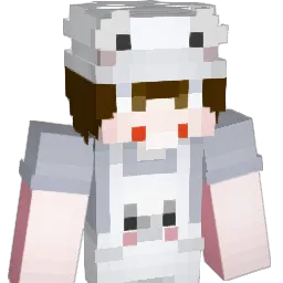 BHwhitet Minecraft avatar bust