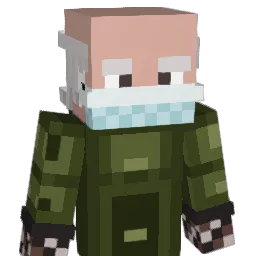 BL0O0F Minecraft avatar bust