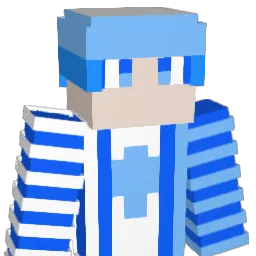 BLUEPOX Minecraft avatar bust