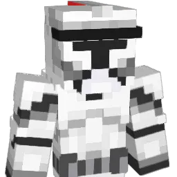 BLVCKR Minecraft avatar bust