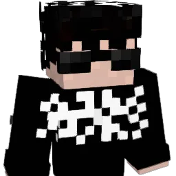 BLVCK_MASK Minecraft avatar bust