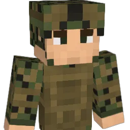 BROSER111 Minecraft avatar bust