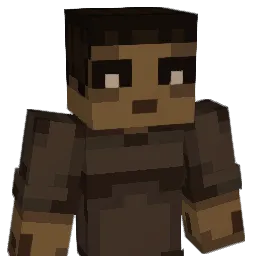 BRUZZK Minecraft avatar bust