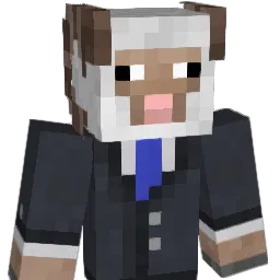 Baaahumbug Minecraft avatar bust