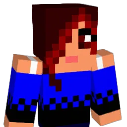 BaabyGrl Minecraft avatar bust