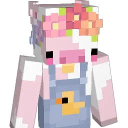 BabeyCow Minecraft avatar bust