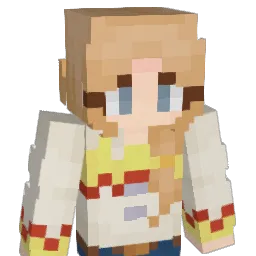 BabyPeach Minecraft avatar bust
