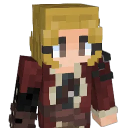 Babybelletje Minecraft avatar bust