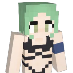 Backzer Minecraft avatar bust
