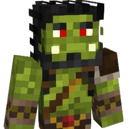 Bakaraider Minecraft avatar bust