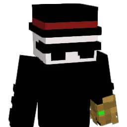 Balzee Minecraft avatar bust