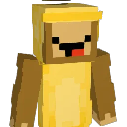 Banana7ven Minecraft avatar bust
