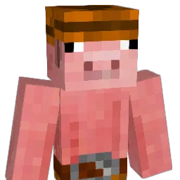Banned Minecraft avatar bust