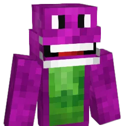 BarneyDinosaurio Minecraft avatar bust
