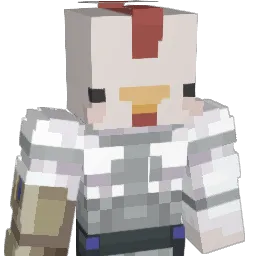 Barramundi Minecraft avatar bust