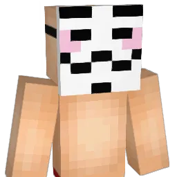BattleFIN Minecraft avatar bust