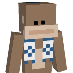 Beancrocs Minecraft avatar bust