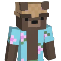 BearShark Minecraft avatar bust