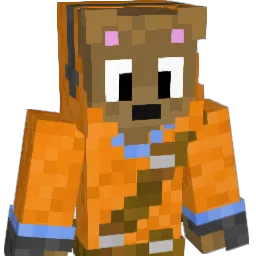 BeauzyBear Minecraft avatar bust