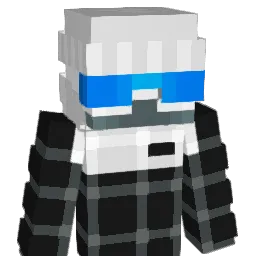 Bedrolled Minecraft avatar bust