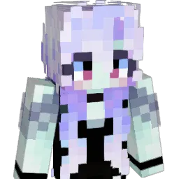 BeebMermaid Minecraft avatar bust