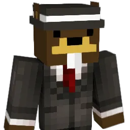 Beeeever Minecraft avatar bust