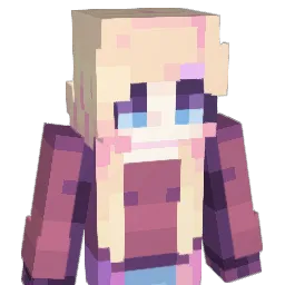 Bella011 Minecraft avatar bust