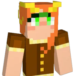 BellaSaki Minecraft avatar bust