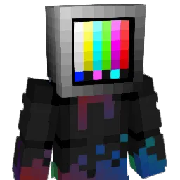 Bergkrijger Minecraft avatar bust