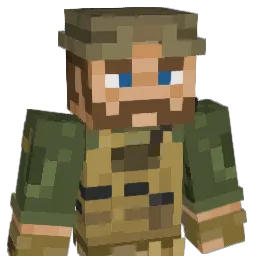 Beriault Minecraft avatar bust
