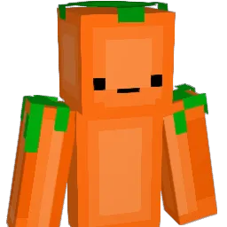 Big_Orange_Man Minecraft avatar bust