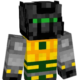 Binar Minecraft avatar bust