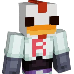 Biohair Minecraft avatar bust