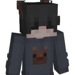 Bioluminate Minecraft avatar bust