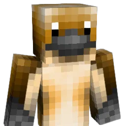 Bishbean Minecraft avatar bust