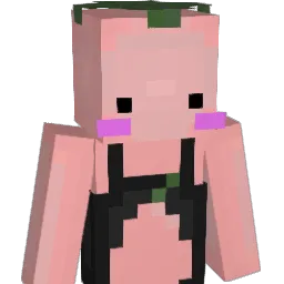 Bisousss Minecraft avatar bust