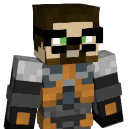 Blaack Minecraft avatar bust