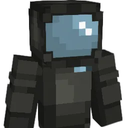 BlackCrewmate Minecraft avatar bust
