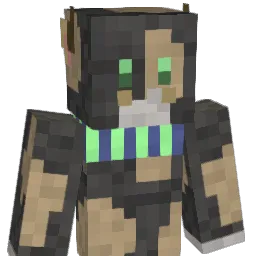 BlackFox Minecraft avatar bust