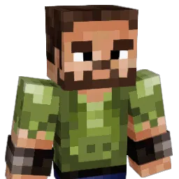 BlackHack Minecraft avatar bust