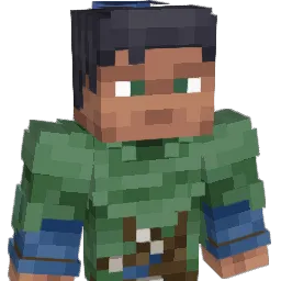 Blackberritos Minecraft avatar bust