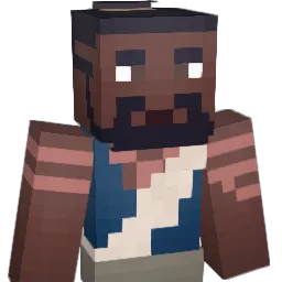 BlackedInside Minecraft avatar bust