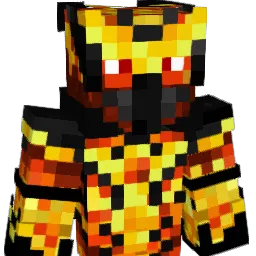 Blazaram Minecraft avatar bust