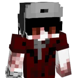 Bleeded Minecraft avatar bust
