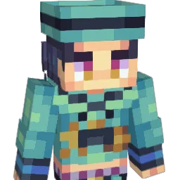 Bleubomb Minecraft avatar bust