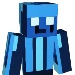 Bleues Minecraft avatar bust