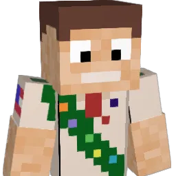 Blockotronic Minecraft avatar bust