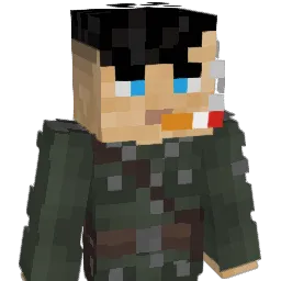 Blokkaaja Minecraft avatar bust
