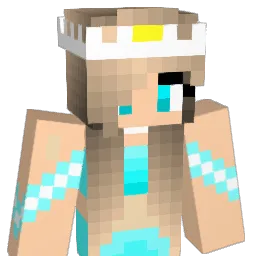 Blondienchen Minecraft avatar bust